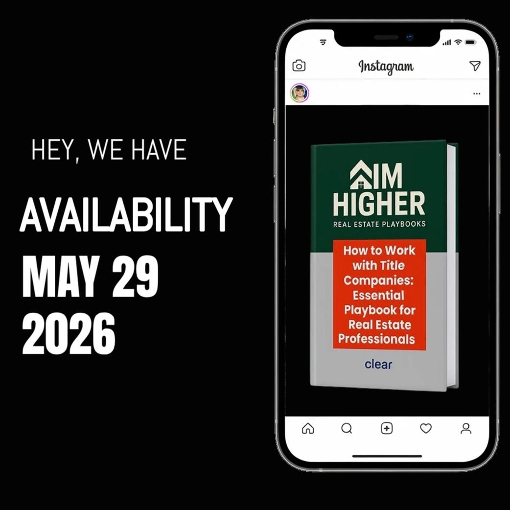 How to Work with Title Companies: Essential Playbook for Real Estate Agents $9.99