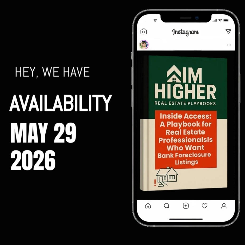 Inside Access: A Playbook for Real Estate Agents Who Want Bank Foreclosure Listings $19.99