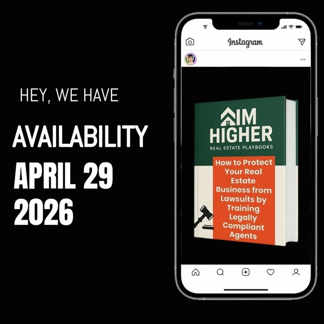 How to Protect Your Real Estate Business from Lawsuits by Training Legally Compliant Agents $19.99