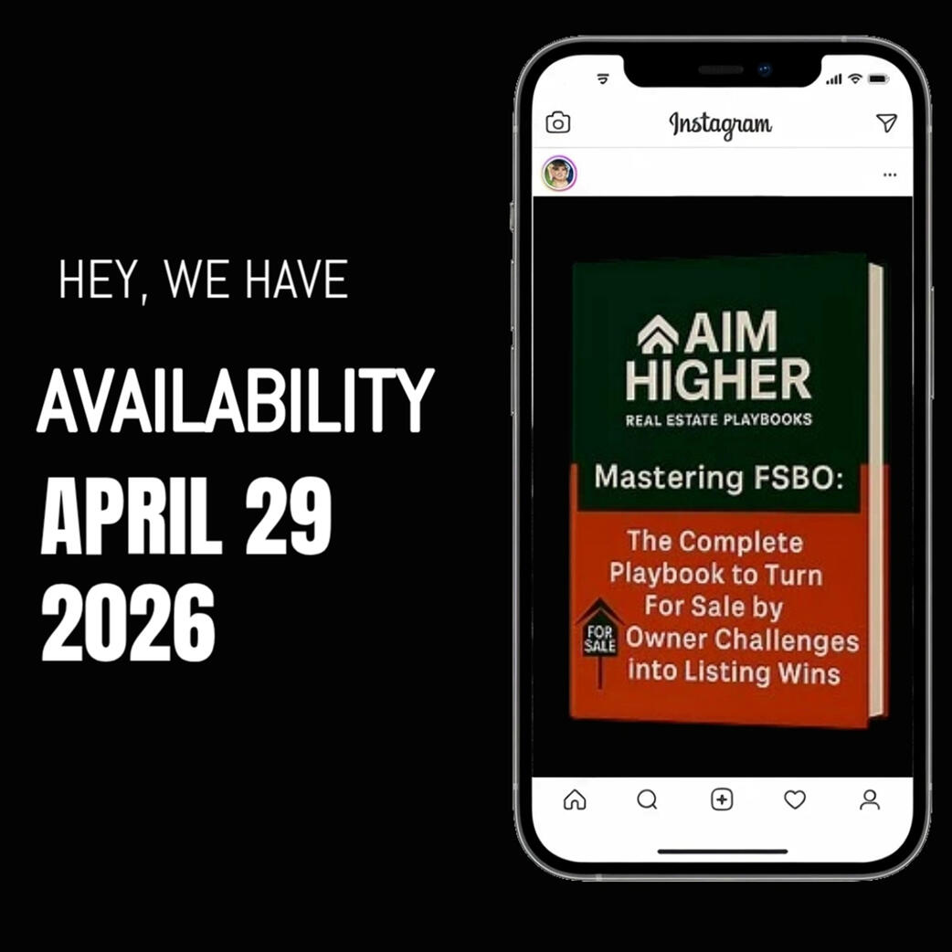 Mastering FSBO: The Complete Playbook to Turn for Sale by Owner Challenges into Listing Wins $29.00